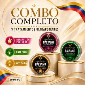 Combo 3 Bálsamos Capilares Ultrapotentes 30 ml c/u
